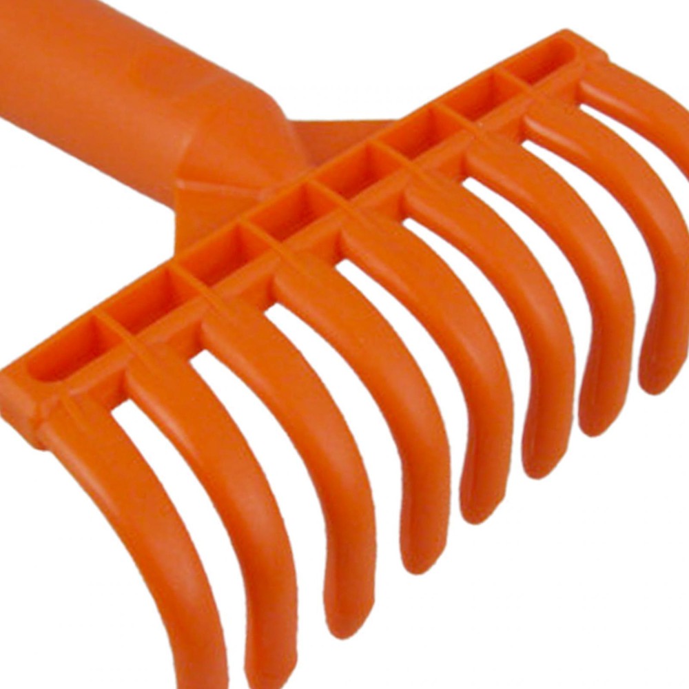 Small Yard Leaf Rake Lightweight Ergonomic Garden Rake Tool