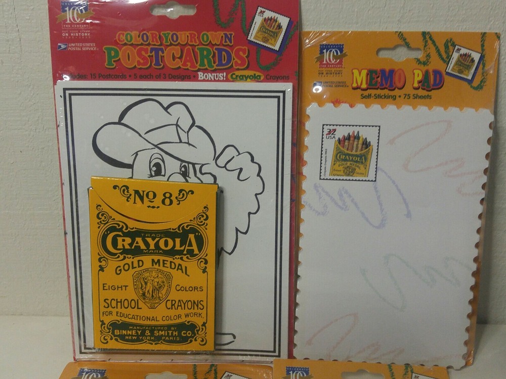 CRAYOLA AND OTHER STAMP COLLECTIBLES