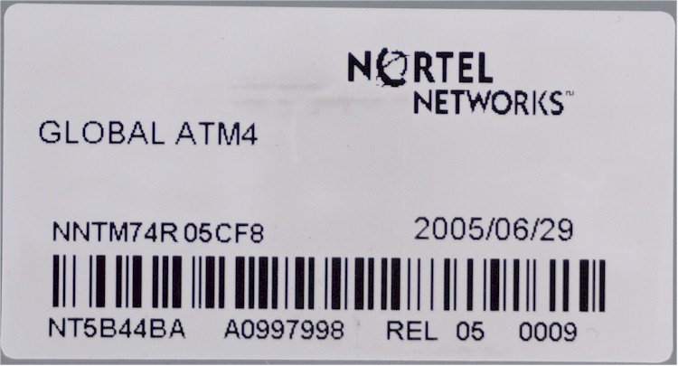 NORTEL Networks GLOBAL ATM4/NT5B44BA Interface Module