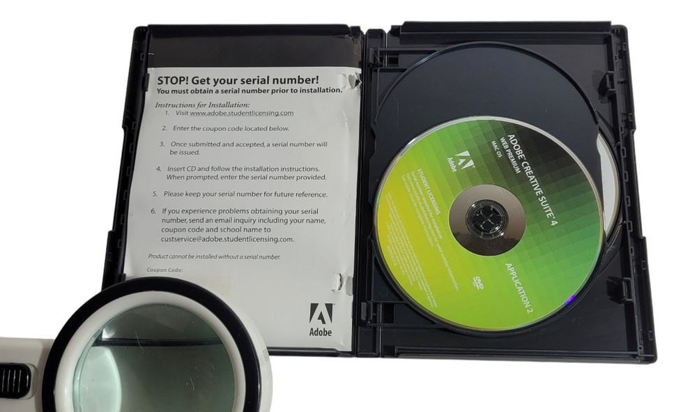 Adobe Creative Suite 4 Web Premium Mac OS + Product Code