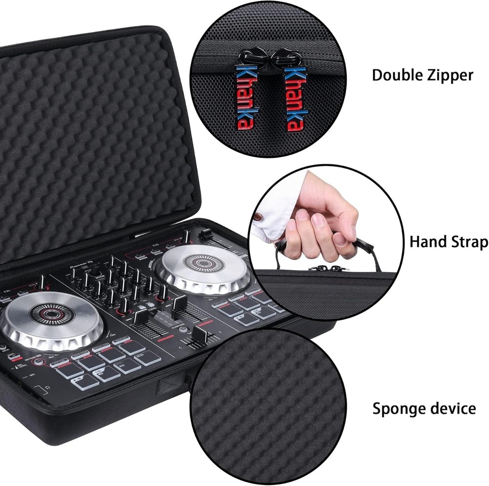 Ultimate DJ Protector: Hard Case for Pioneer PRO DJ DDJ-FLX4 Controller - Black