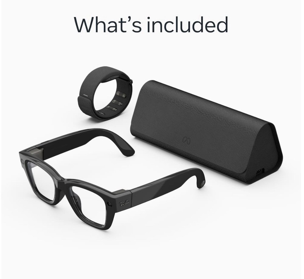 ✳️BUNDLE✳️META RAY-BAN DISPLAY & NEURAL BAND - BLACK FRAME STANDARD -SIZE 3 BAND