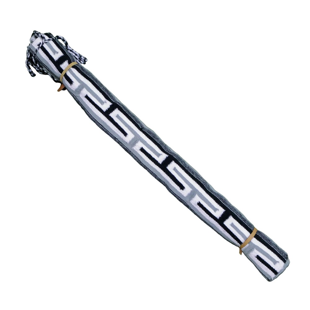 Gris Charro Simple Sarape Greca Saddle