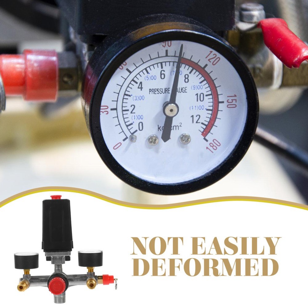 Pressure Switch Water Regulator Single-hole Reducing Valve with Barometers