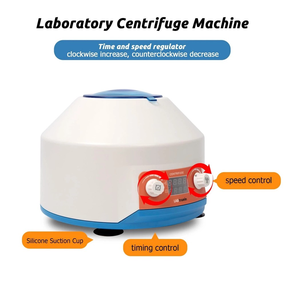 LABTRUEIN Centrifuge Machine, Lab LED Display Digital Betchtop Centrifuges