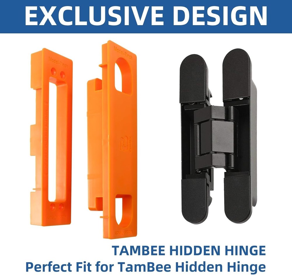 Hidden Hinge Template Invisible Hinge Router Guide Template for Installation ...