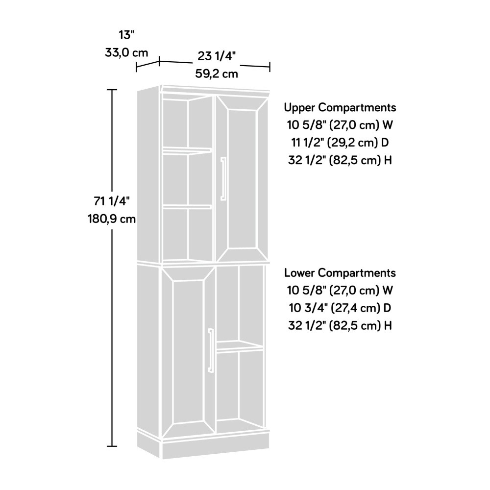 Multi-Purpose Storage Cabinet-Custom Shelving,Stable Base Levelers, Office Ready