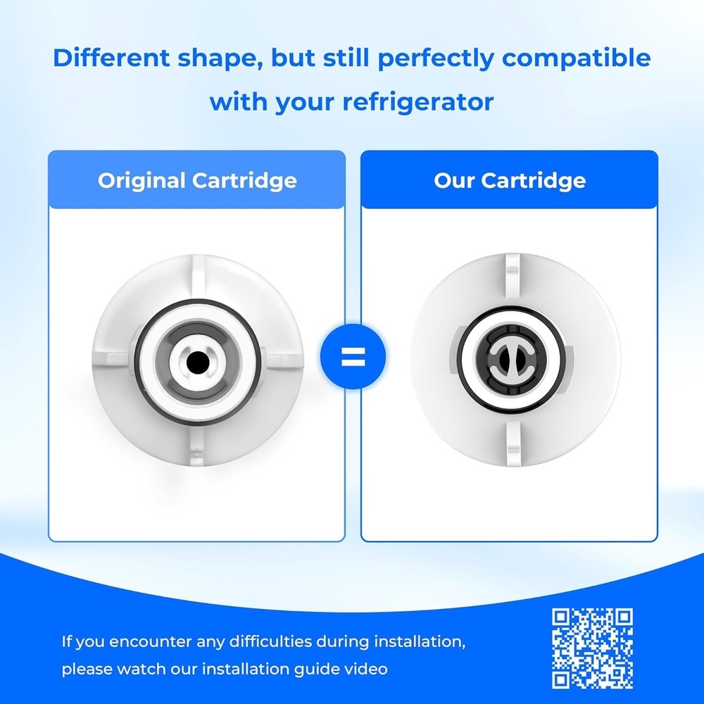 Waterdrop Plus Refrigerator Water Filter Replacement for LG® LT1000P® (1 Pcs)