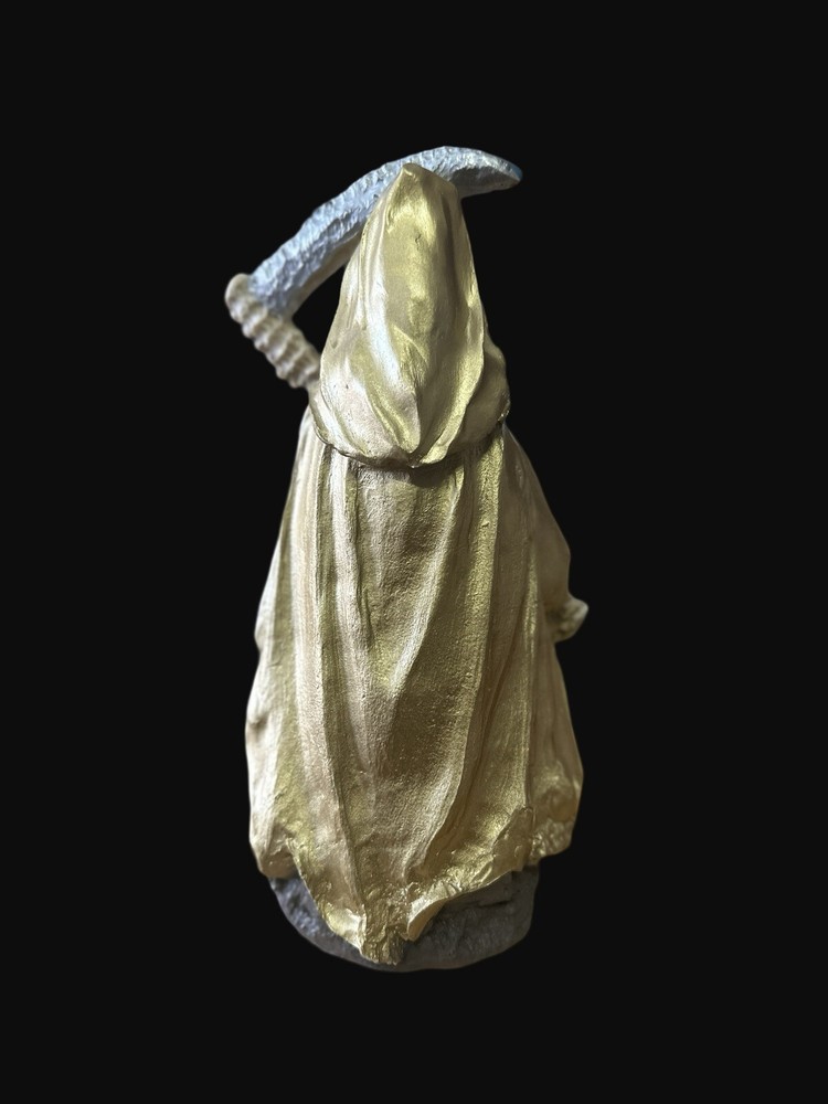 Santa Muerte Deseo * Oro * Curada 10”