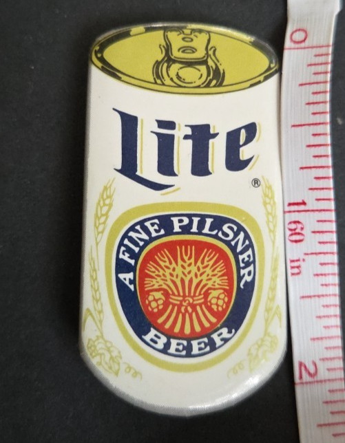 Miller Lite A Fine Pilsner Beer Button