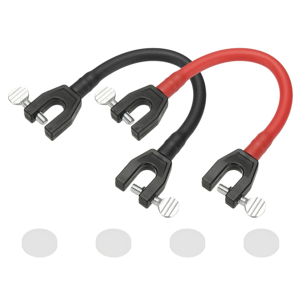 Ski Tip Connector, Snowboard Clip Ski Training Aid 2 Pcs & Black/Red