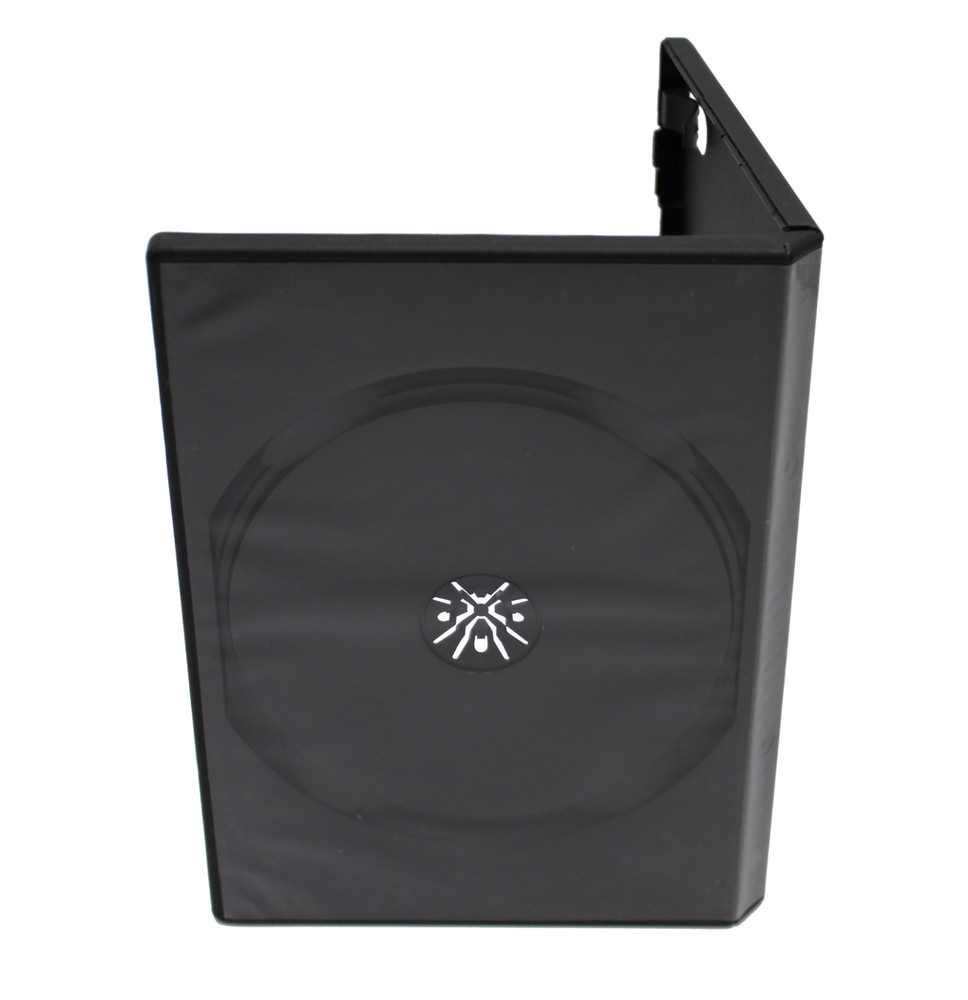 100 Pack Standard Black DVD Single Disc 14mm Premium Replacement Cases