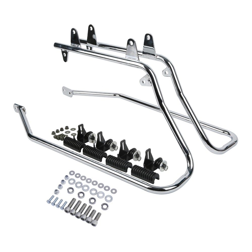 Saddlebag Conversion Brackets w/ Hardware Mounts Fit for Harley Davidson Softail