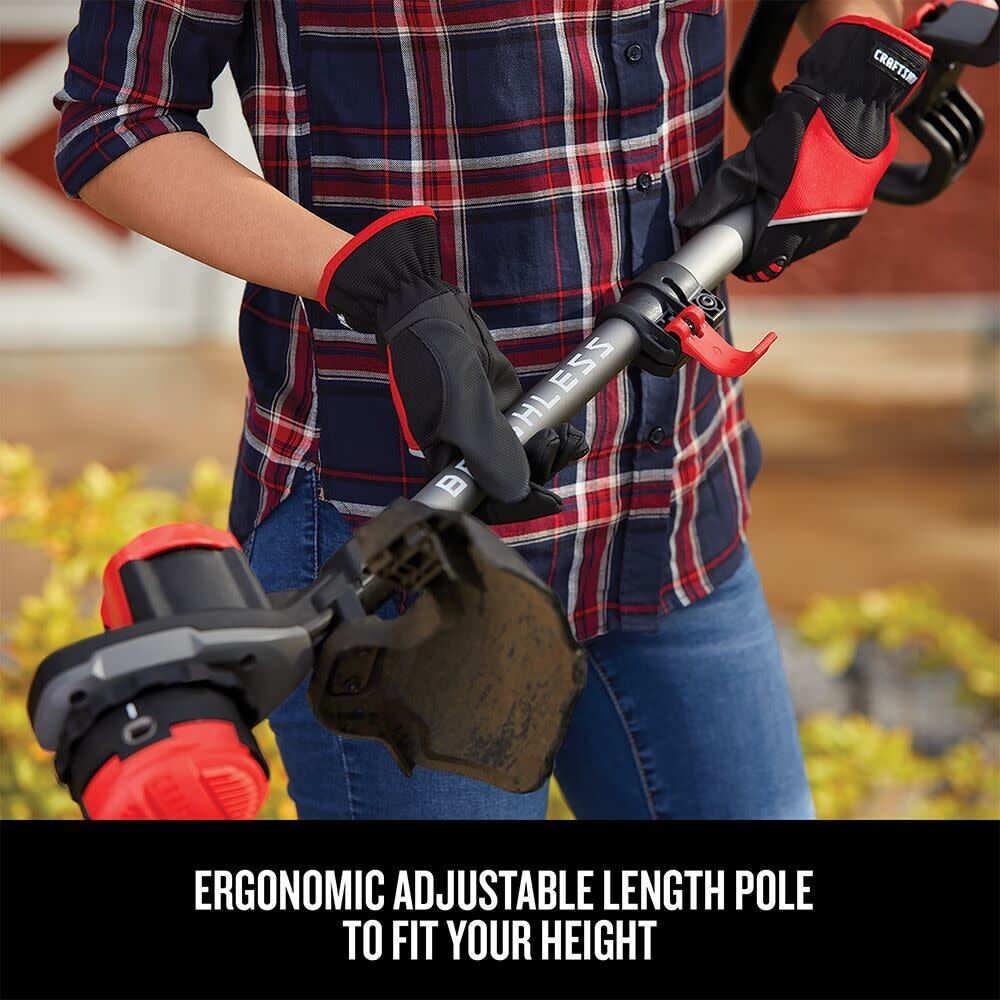CRAFTSMAN V20 Brushless WEEDWACKER 13 Inch String Trimmer Kit