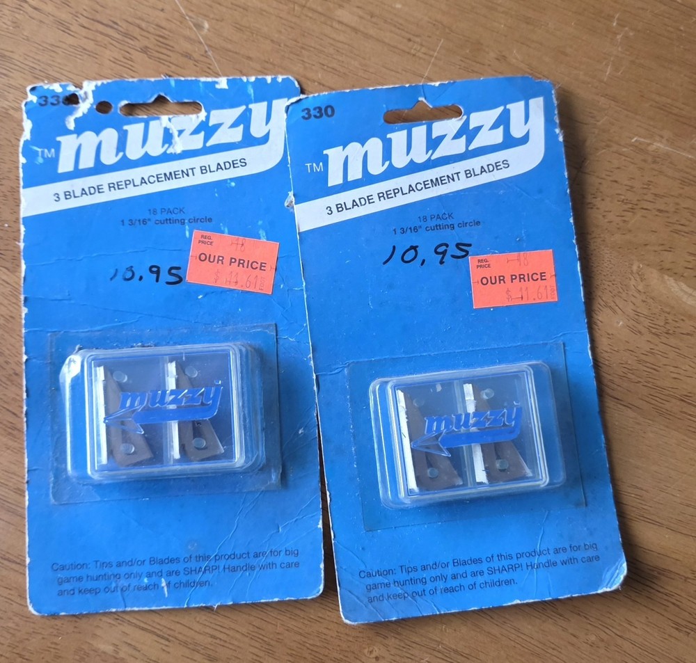 Muzzy Replacement Blades 2 Packs