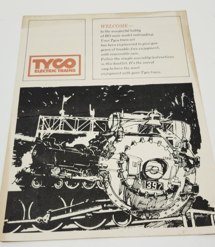 Tyco HO Scale Electric Train Instruction Booklet 1971