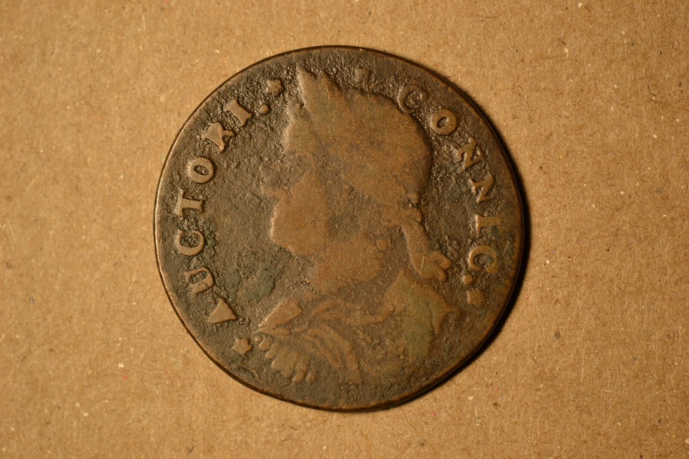 1787 Draped Bust Left Connecticut Colonial- Fine/Very Fine.