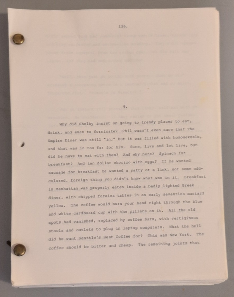 The Composer And His Nose Script By Christopher Pelham 315 Pages (Listing #262)