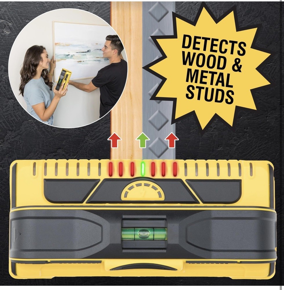 Accurate 13-Sensor Stud Finder for Wood & Metal - ProSensor M210 Compact Tool