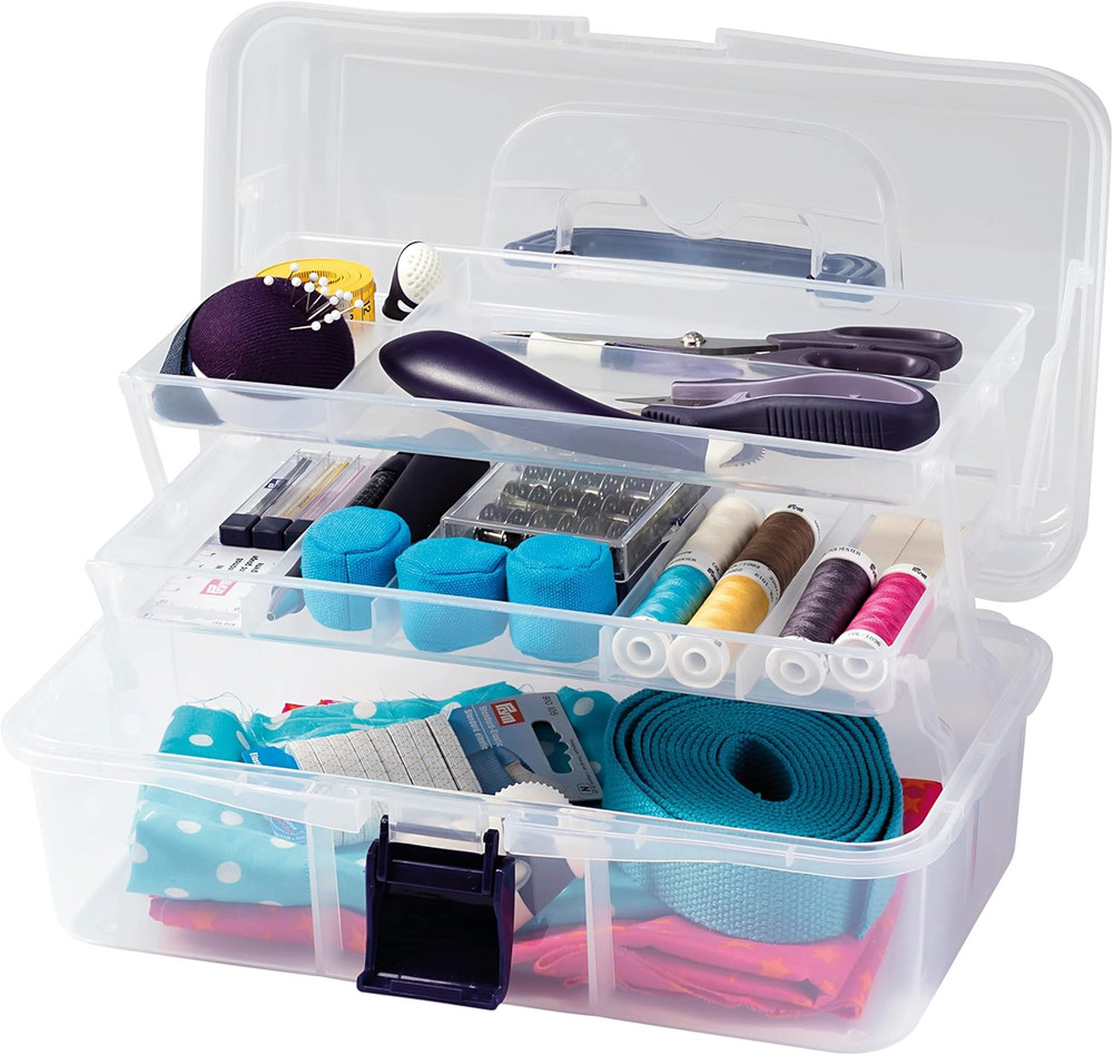Sewing Storage Box, Clear