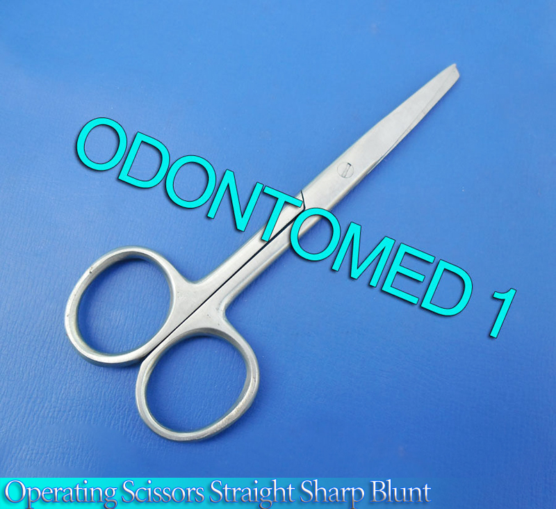 3 OPERATING SCISSORS 6" STRAIGHT SHARP BLUNT