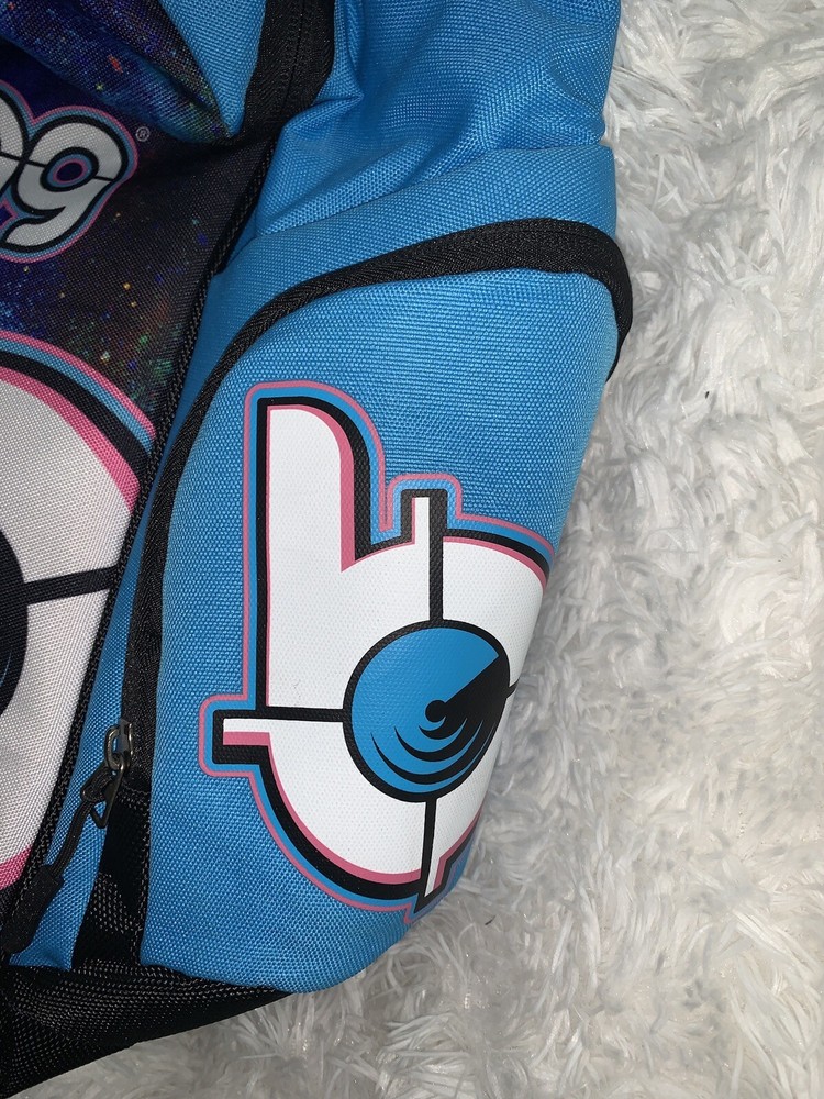 Bang Energy Drink Utility Backpack Cotton Candy Blue & HAT BUNDLE PRE-OWNED