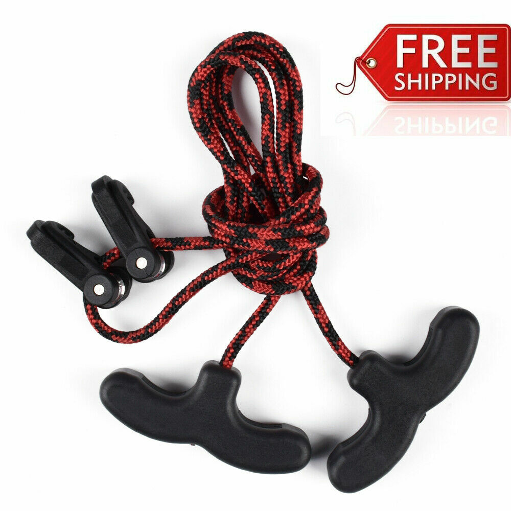 NEW Crossbow Rope String Cocking Device Double Handle Archery Bow Hunting Tool