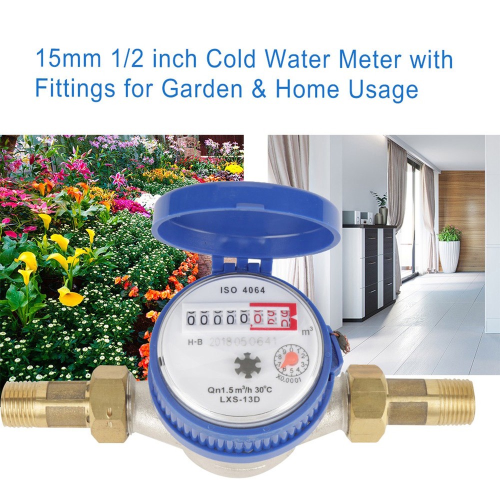 High-Quality 15mm Cold Water Meter for Home Usage WT