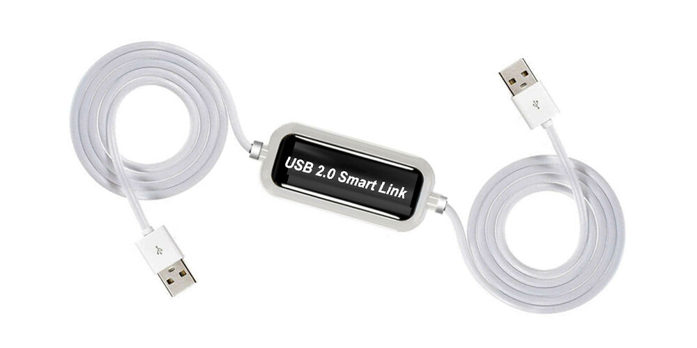 USB 2.0 Smart Link Cable For Data File Transfer And Keyboard Mouse Sharing