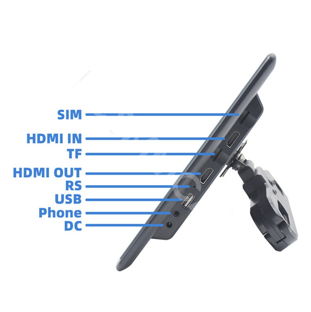 4K Car Rotatable Headrest Video Player With WiFi Bluetooth Android 12 Octa-core
