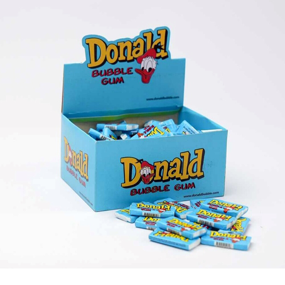 Chewing gum Donald, 100cps / жвачка Дональд Donald, 100 шт