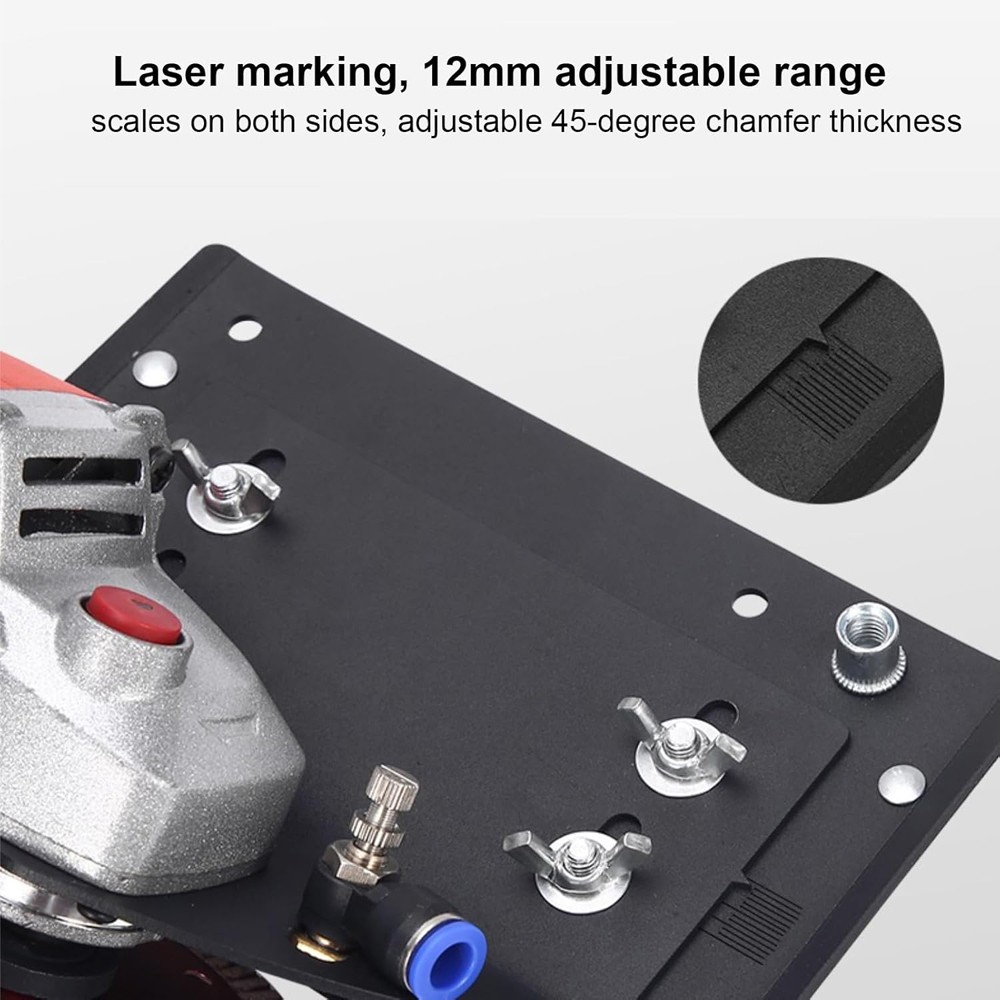 Angle Grinder Stand For Tile 45 Degree Chamfer Cutting Tile Chamfering Tool US