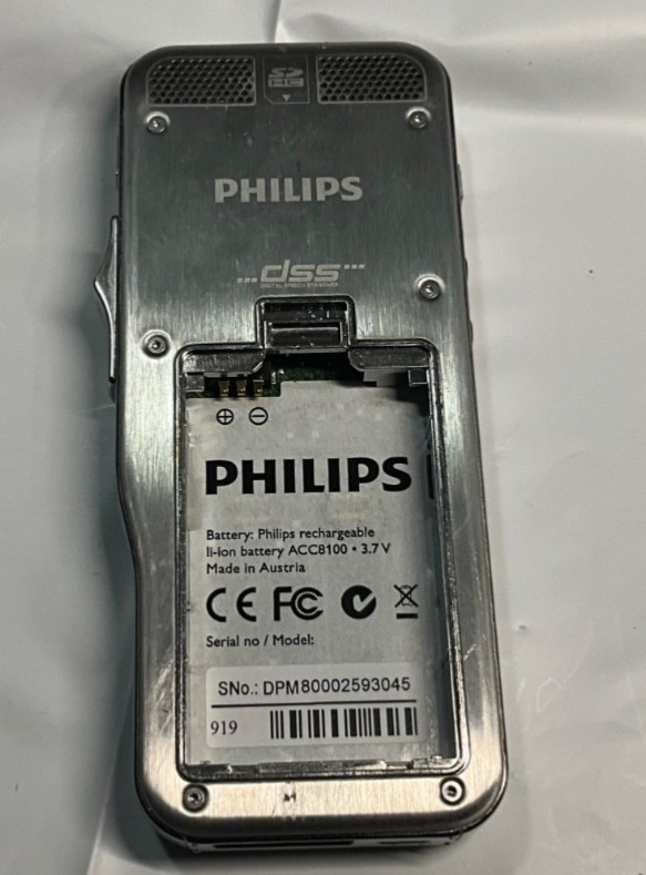 Philips DPM-8000 Digital Pocket Memo - Silver