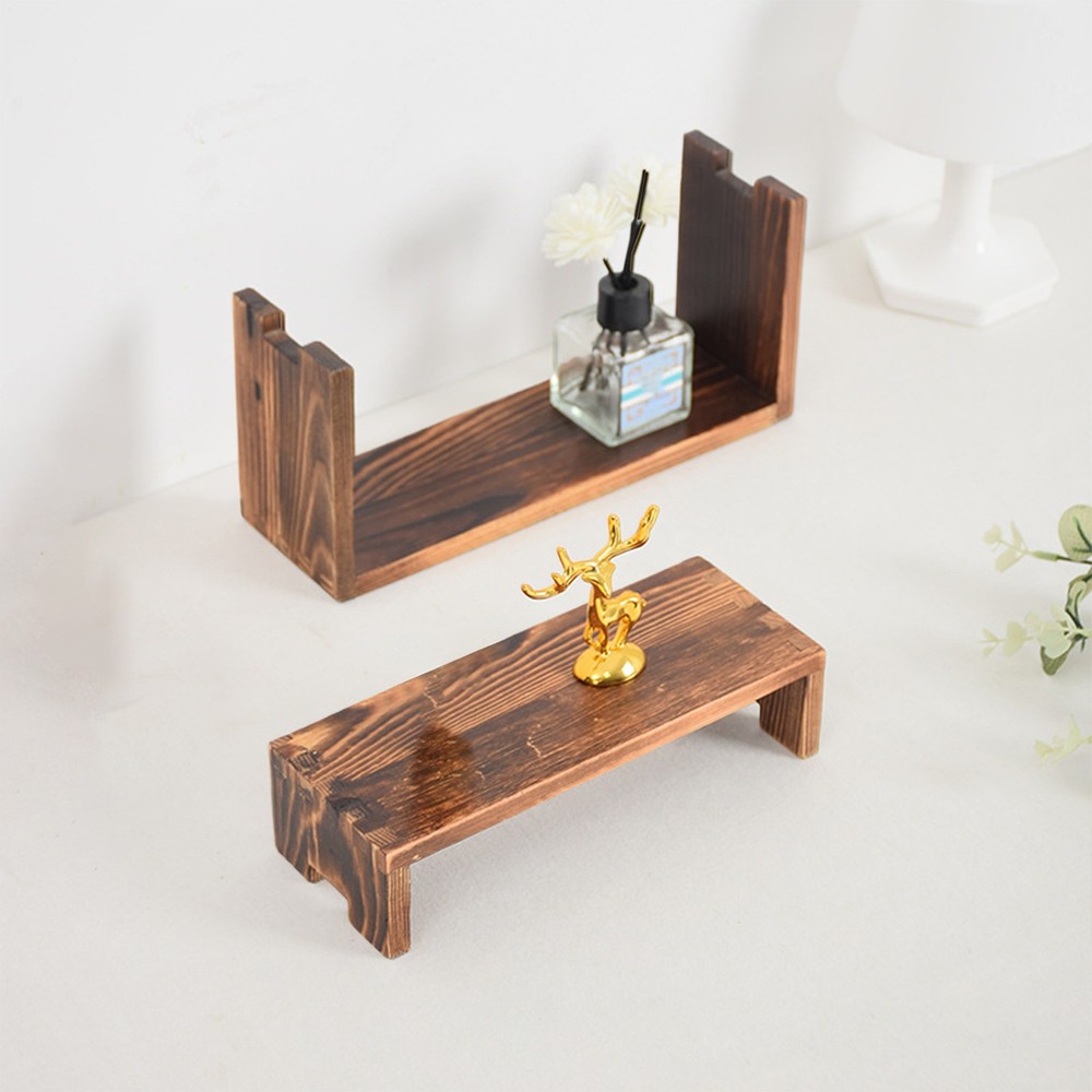 Wooden Risers For Table Display Wooden Cupcake Stand Rectangular Dessert