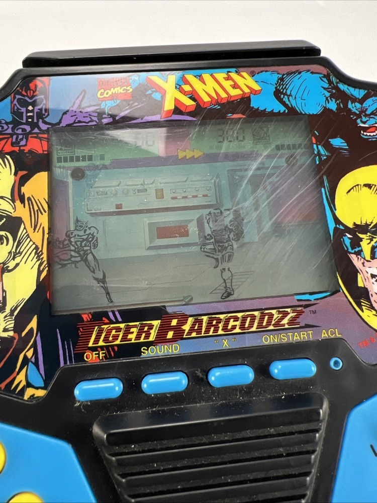 X-Men Handheld Tiger Barcodzz 1994 Marvel Working