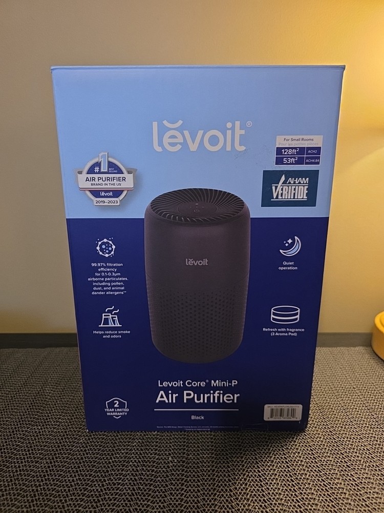 Levoit Core Mini -p Air Purifier, Black, Brand New