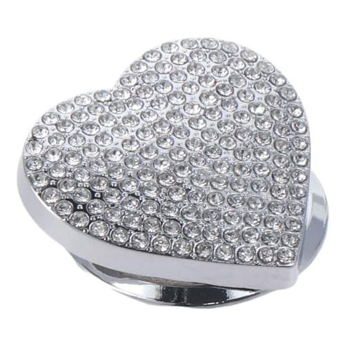 Car Engine Start Button Cover - Rhinestone Heart-Shaped Push Start Button