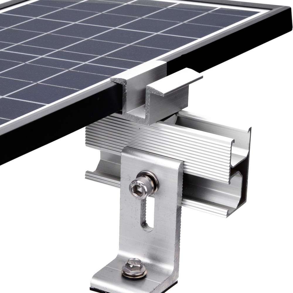 30MM/35MM Solar Panel Rail Bracket Mounting Fixing RV Mount End/Middle Clamp Set