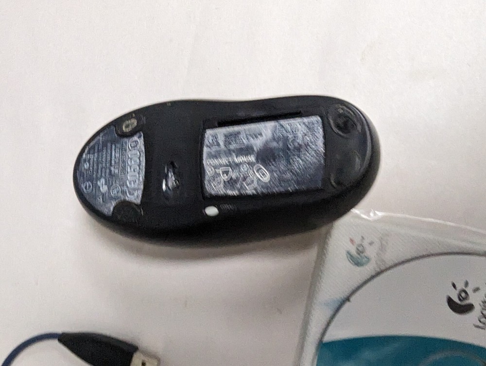 Logitech Cordless Mouse Vtg RF M-RAA68 gray silver