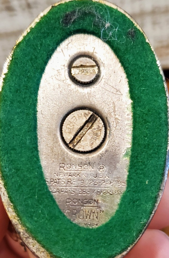 Vintage 1950s Ronson Crown Table Lighter!
