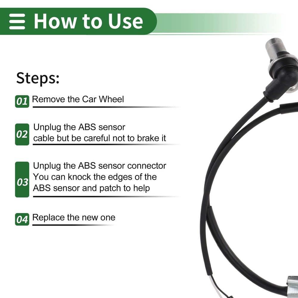 ABS Wheel Speed Sensor ABS Sensor Anti-lock Braking System Sensor for Suzuki ...