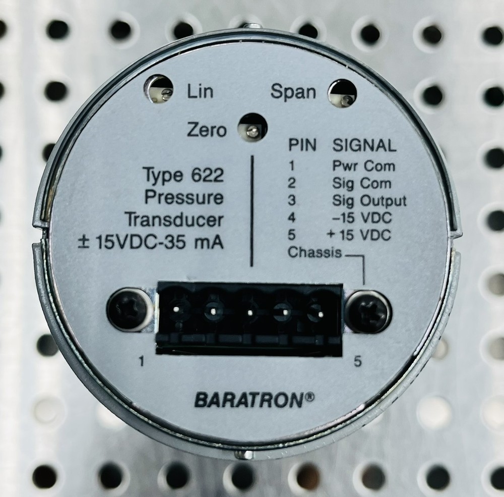 MKS 622A11TBE Baratron Capacitance Manometer