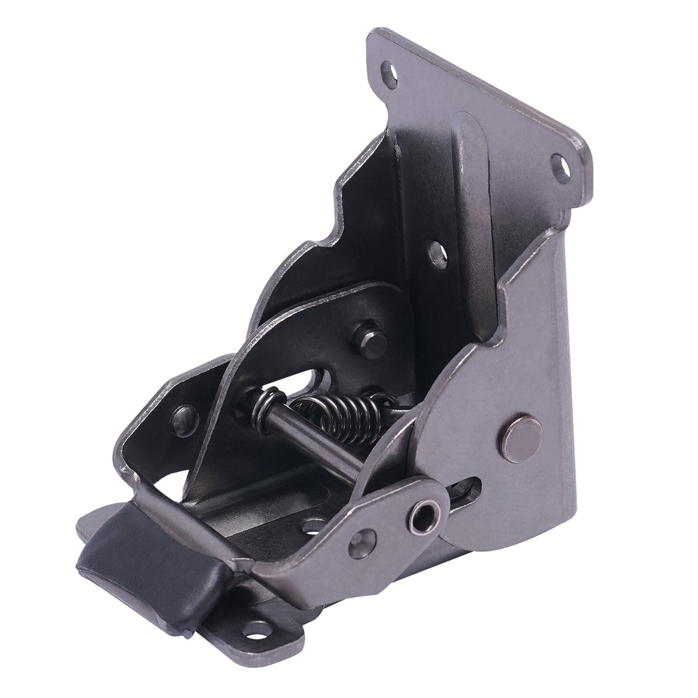 4 Pack Folding Table Leg Brackets, Black Foldable Self-Locking Extension Hinge