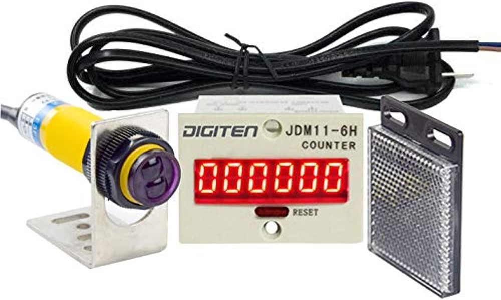 Contador Digital LED 6 Dígitos 0-999999 con Sensor