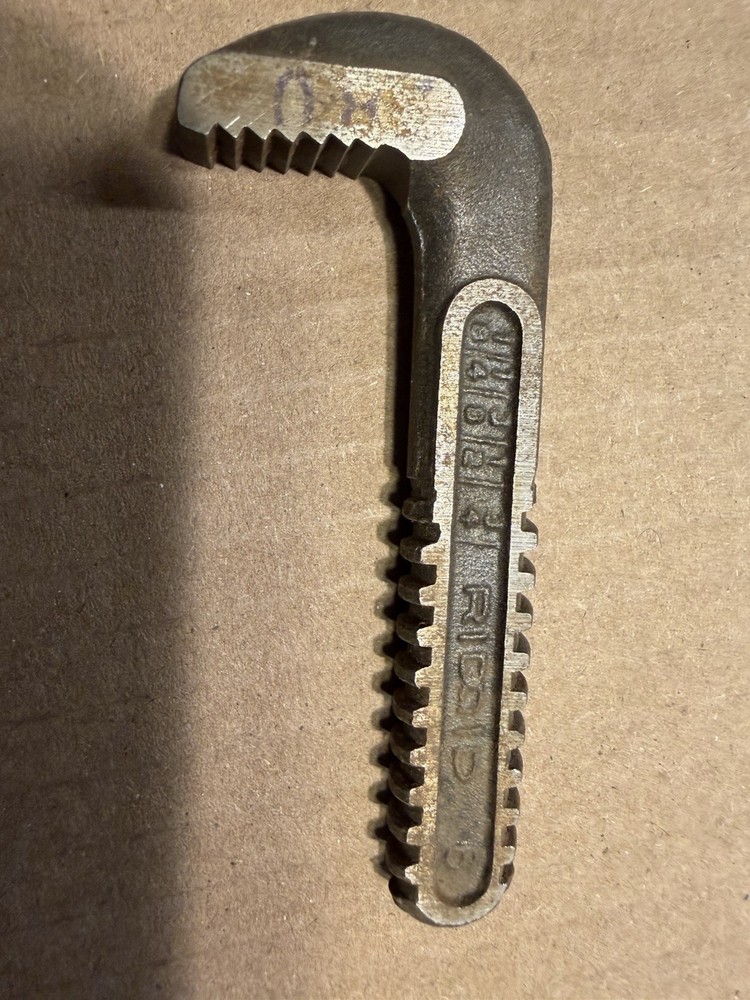 RIDGID Pipe Wrench Hook Jaws-Various sizes NOS