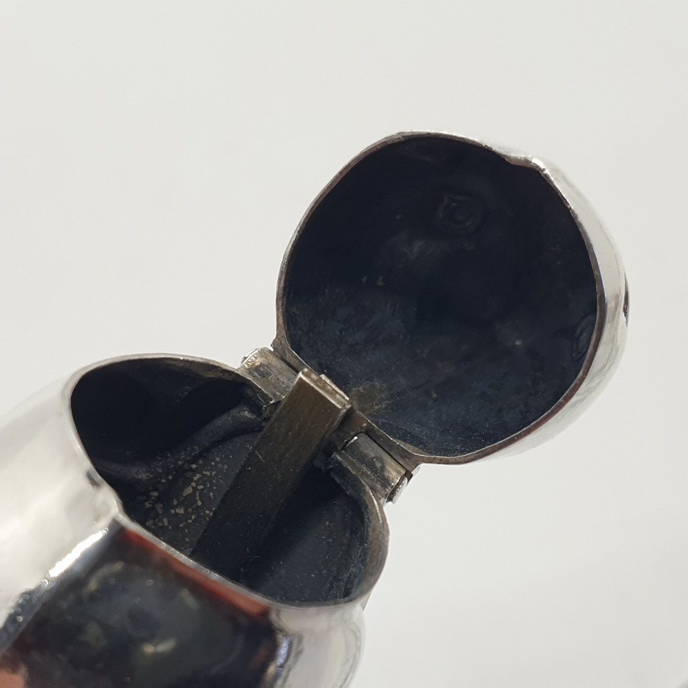 Sterling Silver Mouse Vesta Case Match Holder