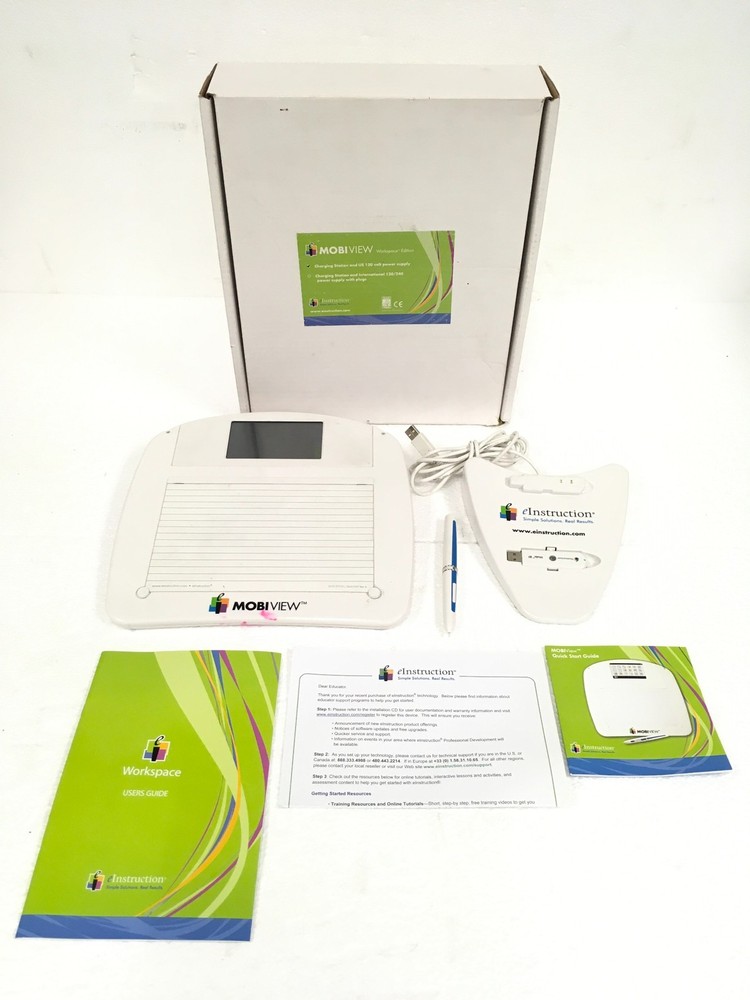 EInstruction MobiView MWB600 Interactive Tablet Charge Dock, Stylus, Dongle