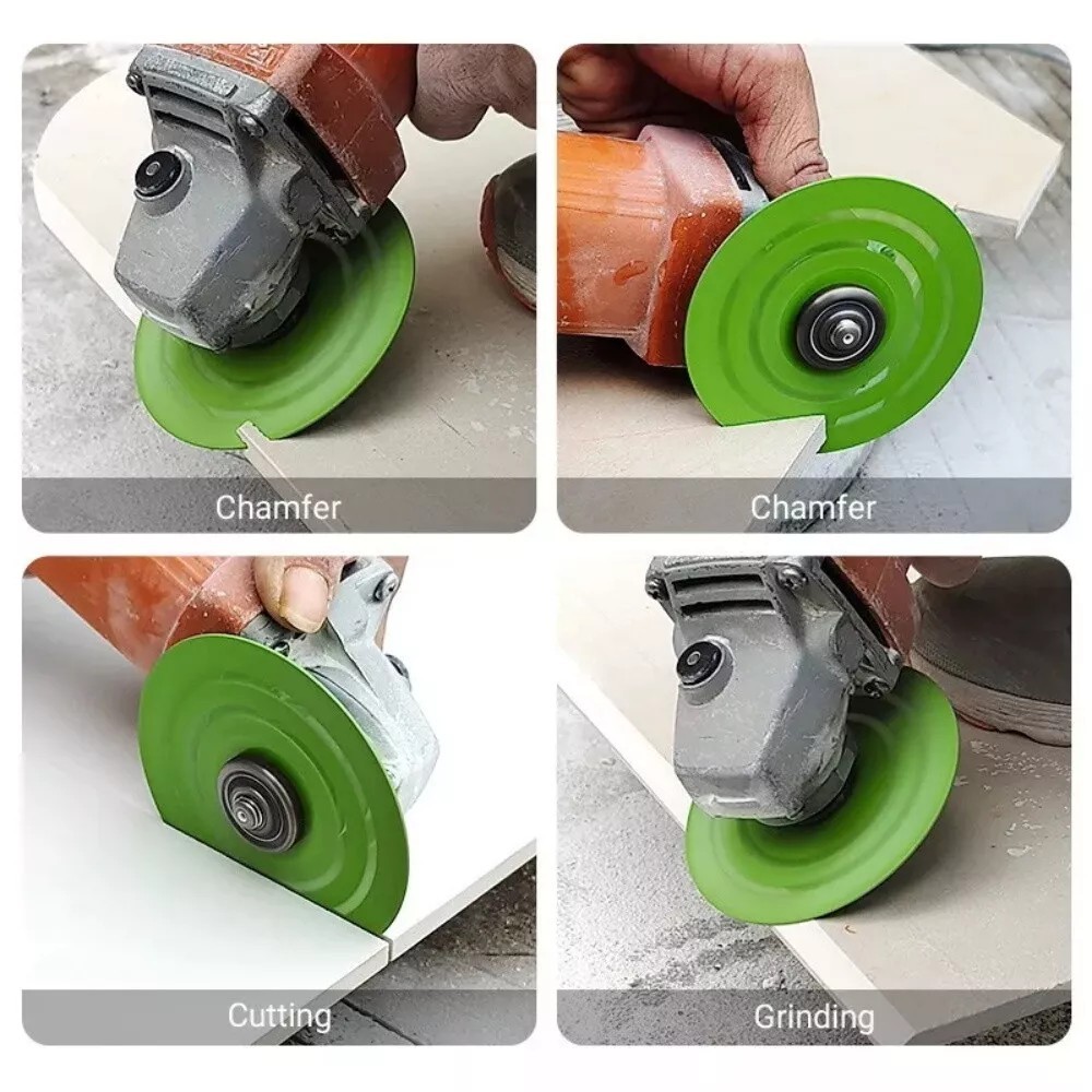 3PCS Rock Plate Flat Grinding Blade Tile Chamfering Cutting Sanding Blade Tool
