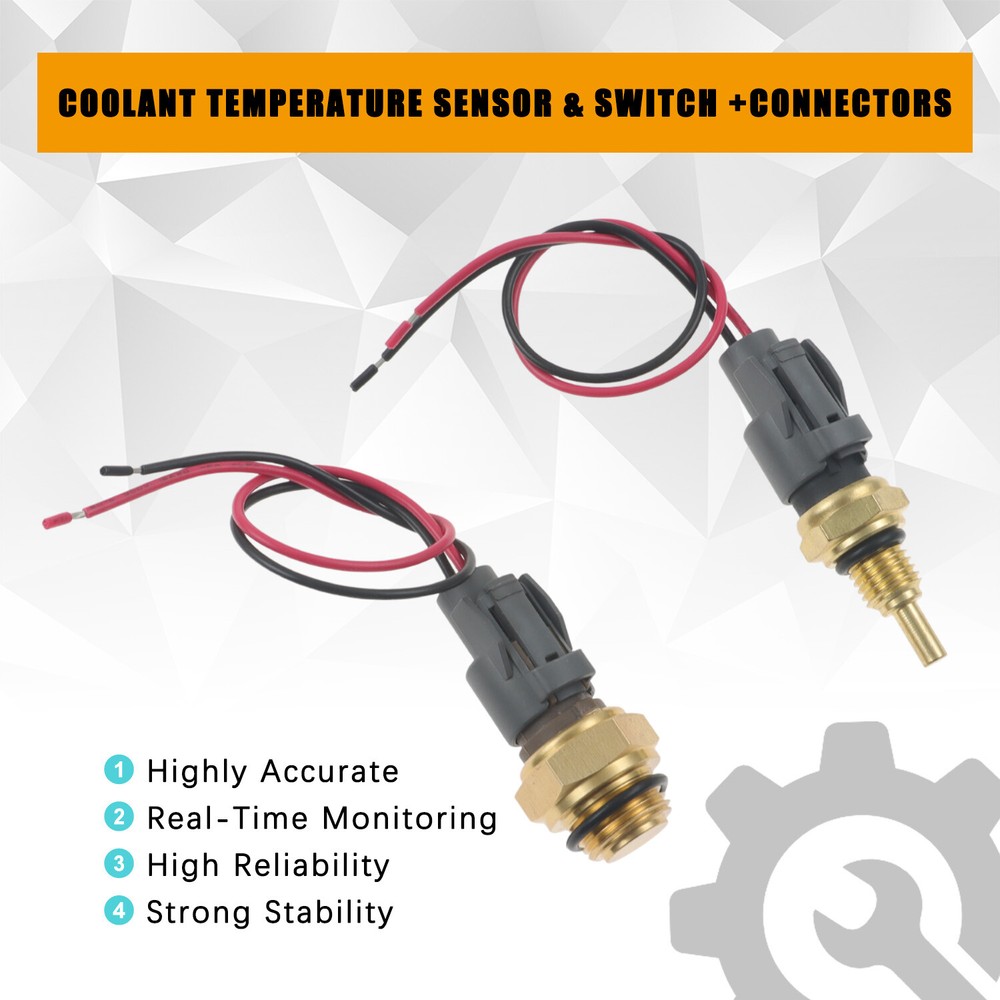 Coolant Fan Switch & Coolant Temperature Sensor + Connectors for 94-01 Integra