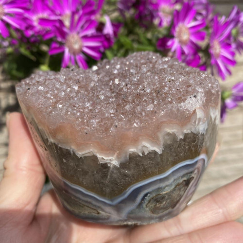 Sugar Pink Amethyst Cupcake Mold, Unique